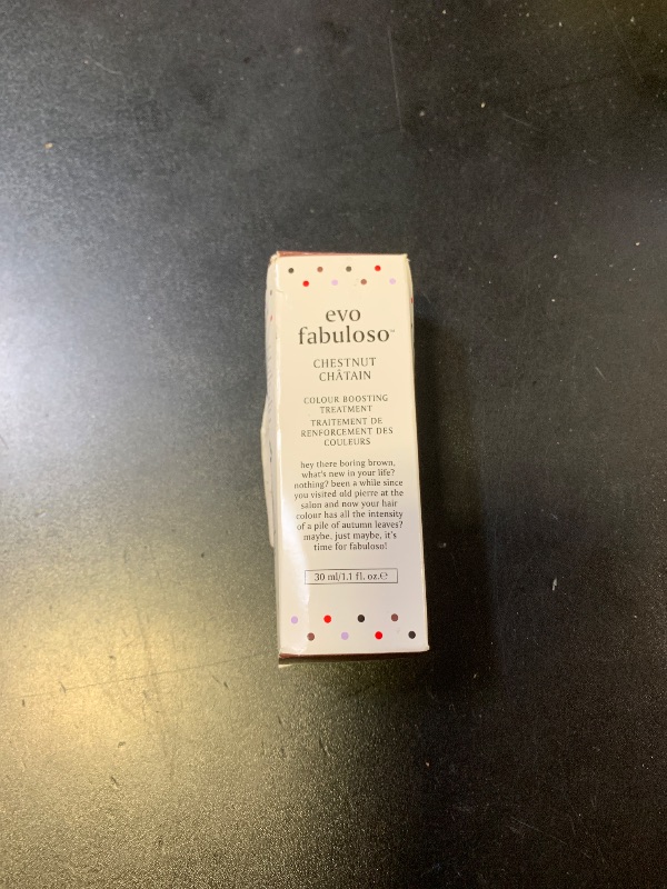 Photo 1 of EVO Fabuloso Chestnut Colour Boosting Treatment - Colour Care Conditioner for Colour - Treated Hair - Helps Maintain Colour Depth, Tone & Shine, 30ml / 1.01fl.oz