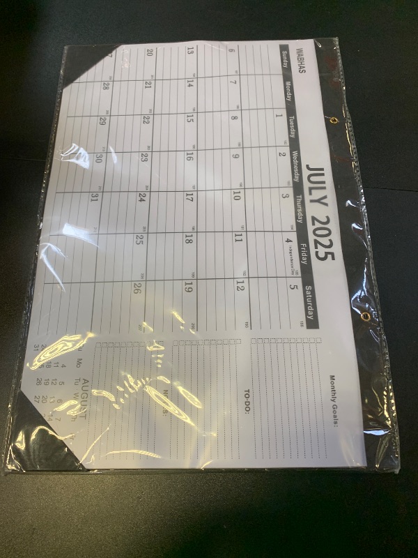 Photo 1 of Desk Calendar 2025-2026,July 2025 to December 2026, Desk calendar 2025-2026 with to-do list,Calendar 2025 18 Months,17" x 12" for Home or Office.