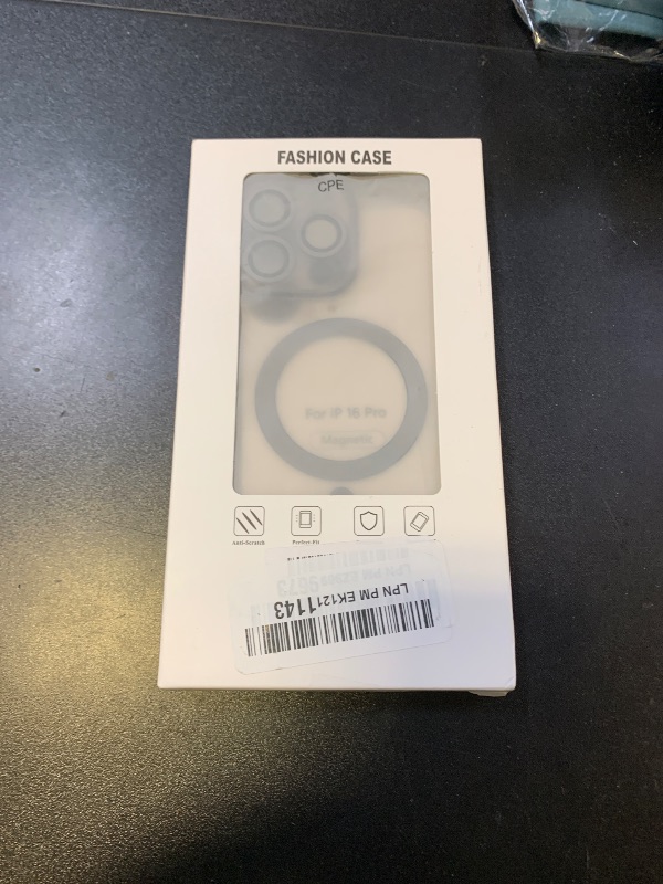 Photo 1 of Misea Magnetic for iPhone 16 Pro Case Compatible with MagSafe [Never Yellowing] [Military Grade Drop Protection] Full Camera Lens Protector Plating Soft Clear Phone Case for Women, Titanium Desert