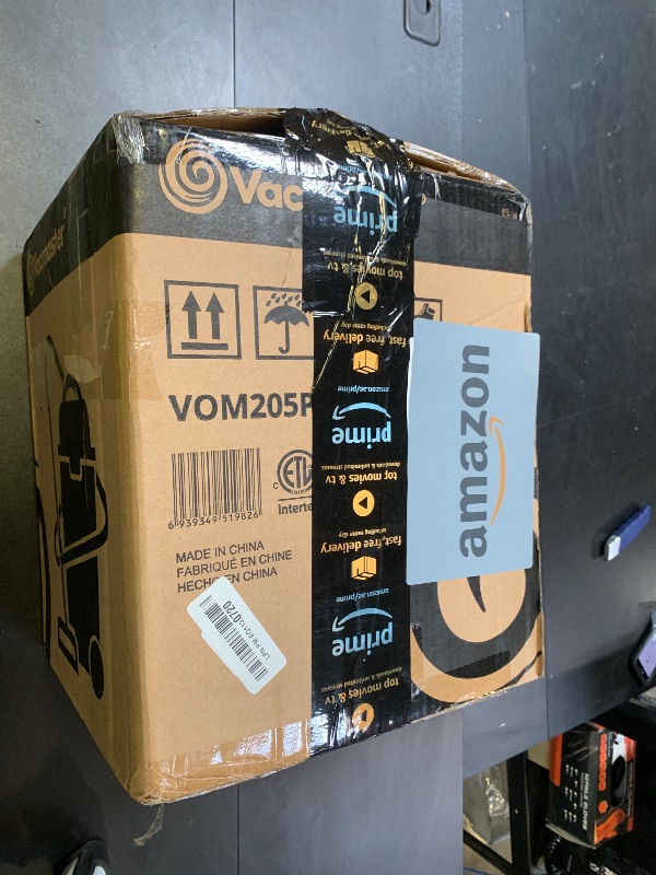 Photo 1 of Vacmaster 2.5-Gallon* 2 Peak HP Wall Mountable Wet/Dry Vacuum – VOM205P 1101