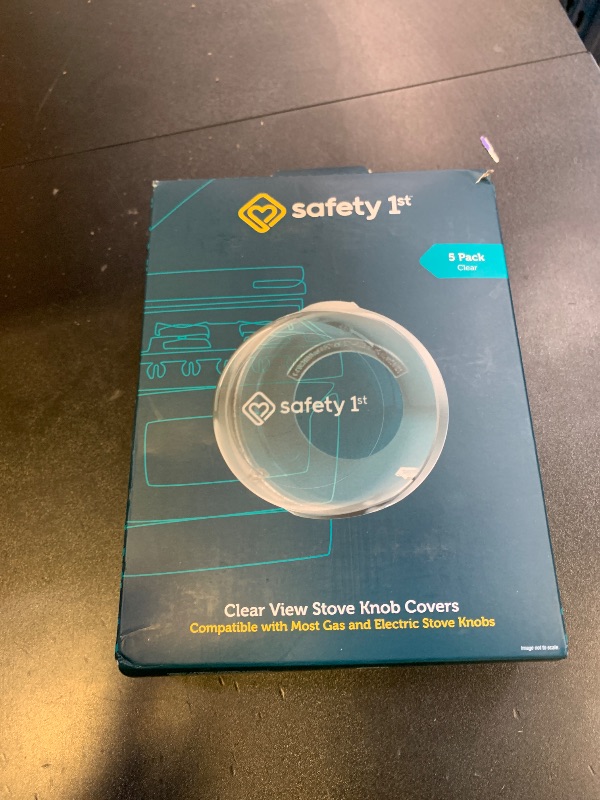 Photo 1 of Safety 1st Child Proof Stove Knob Covers, Clear View Stove Knob Safety Covers (Set of 5)