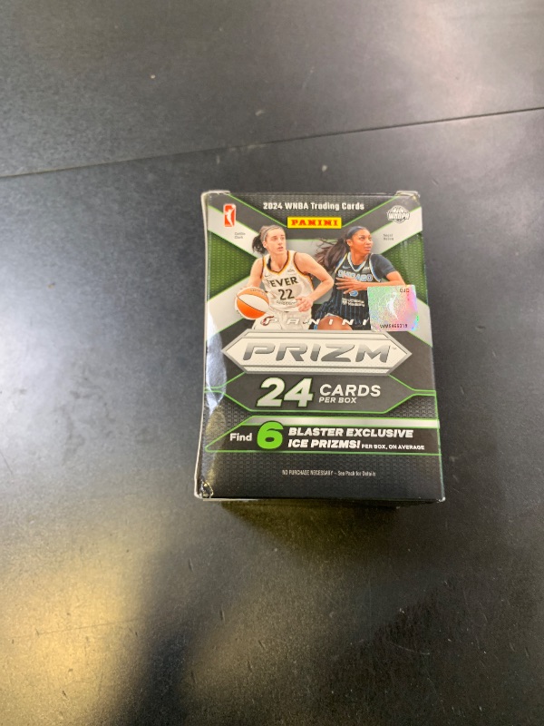 Photo 1 of 2024 Panini WNBA PRIZM Blaster Trading Card Box (6 Exclusive Ice Prizms)