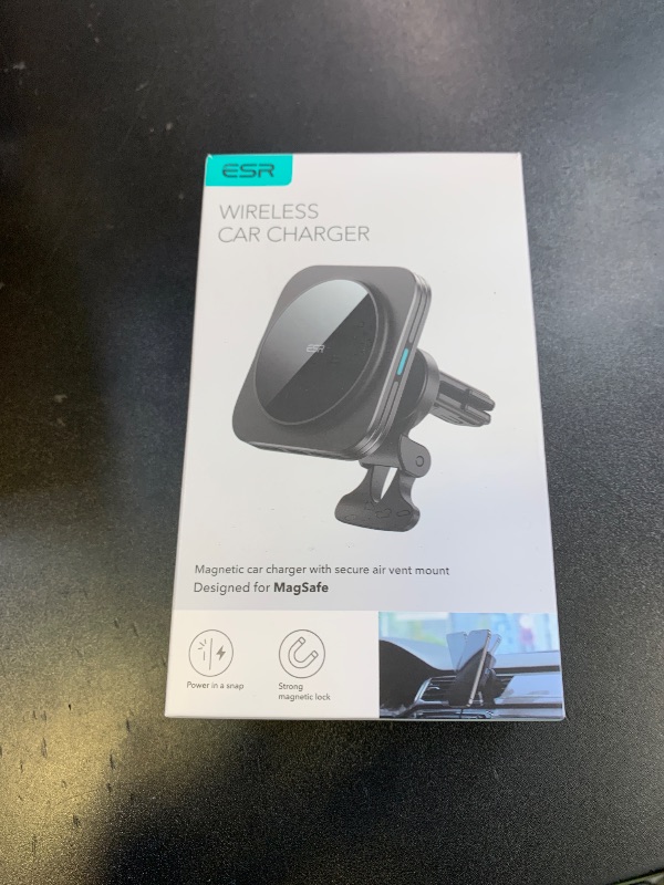 Photo 1 of ESR for MagSafe Car Mount Charger, 15W Magnetic Wireless Car Charger, Compatible with MagSafe Car Charger,Air Vent Dashboard Phone Holder Mount for iPhone 16 15 14 13 12, Galaxy S25, Fast Charging
