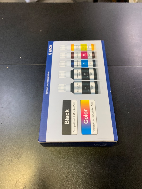Photo 1 of CEEBOO Refill Ink Bottle Replacement for Epson 502, 2 Black,Cyan,Magenta,Yellow, 5 Bottles