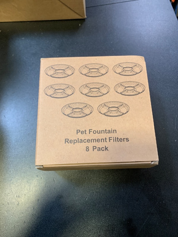 Photo 1 of Replacement Filters for Pet Water Fountain - Activated carbon Filters for Cats and Dogs Automatic Water Dispenser (8 Pack)