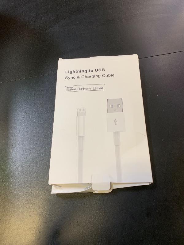 Photo 1 of 4 Pack [Apple MFi Certified] Apple Charging Cables 10ft, iPhone Chargers Lightning Cable 10 Foot, Fast iPhone Charging Cord for iPhone 14/14Pro/13/13Pro/12/11/11Pro/11Max/ X/XS/XR, ipad(White)