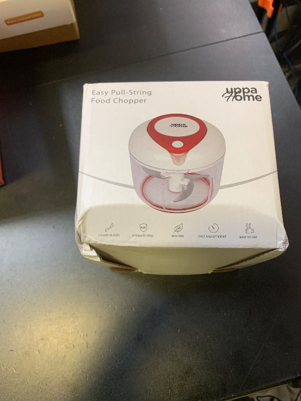 Photo 1 of Easy String Pull Food Chopper | Manual Food Processor for Chopping, Dicing, and Mixing | Compact, Portable, and BPA-Free | Ideal for Vegetables, Nuts, Salsa, and Salad