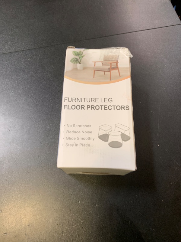 Photo 1 of 32 Pcs Chair Leg Protectors for Hardwood Floors, Silicone Felt Furniture Leg Cover Pad for Protecting Floors from Scratches and Noise, Smooth Moving?Large(Fit Round Diameter?1-5/16" to 2")