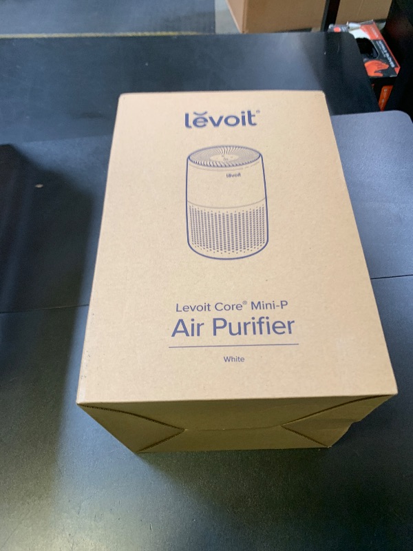 Photo 1 of LEVOIT Air Purifiers for Bedroom Home, 3-in-1 Filter Cleaner with Fragrance Sponge for Better Sleep, Filters Smoke, Allergies, Pet Dander, Odor, Dust, Office, Desktop, Portable, Core Mini-P, White