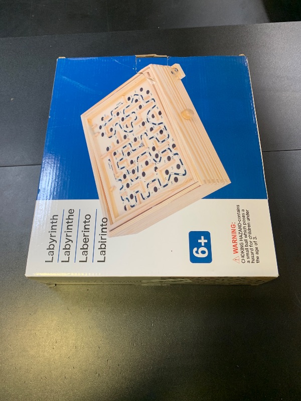 Photo 1 of Wooden Ball Maze Game, Wooden Balance Board Table Wooden Ball Game Disentanglement Puzzles Labyrinth Puzzle Toy For For Dementia Adults Kids ,Games Large Wooden Labyrinth with 60 Waypoints