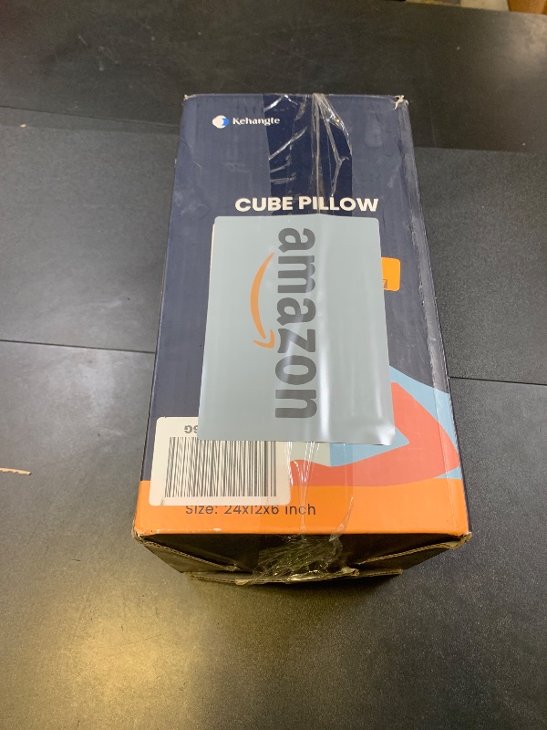 Photo 1 of Kehangte Cooling Cube Pillow for Side Sleepers, Square Memory Foam Side Sleeper Pillow Firm Soft Double-Sided Supportive, Support Head Neck Shoulder for Pain Relief Cervical Pillow, 24"x12"x6"