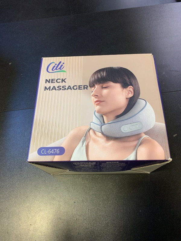 Photo 1 of CILI Cordless Neck Massager Pillow with Heat, Shiatsu Neck Massager for Pain Relief Deep Tissue,Heated Massage Pillow for Travel,3 Adjustable Intensity,Gifts for Women Men Mom Dad