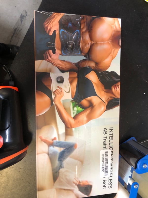 Photo 1 of Ab Stimulator Muscle Toner, Abs Stimulator Abdominal Massage Belt with Heat for Belly Fat Burning & Cellulite Melting & Stomach Smooth Firming, Lower Back Massager for Women Men Pain Relief Gifts