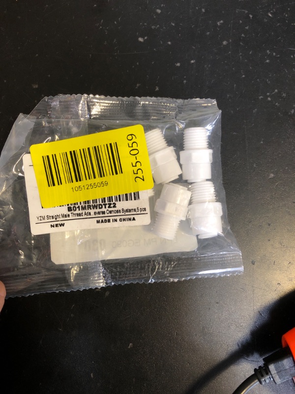 Photo 1 of YZM Straight Male Thread Adapter 1/4" Male x 1/4" OD Tube Quick Connector,for Water Purifiers Filters Reverse Osmosis Systems,5 pcs.