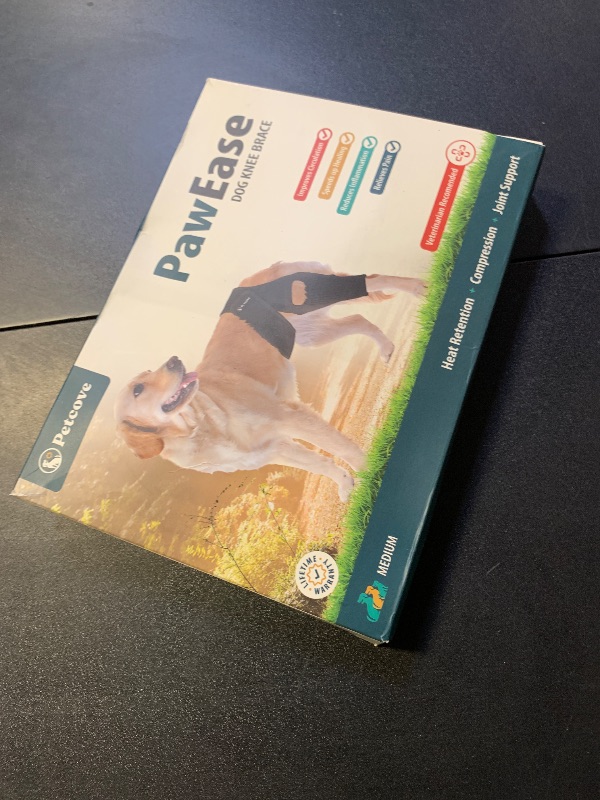 Photo 1 of Dog Knee Brace Dog Knee Brace for Torn Acl Hind Leg Dog Leg Braces for Back Leg Size Medium Dog Acl Brace Hind Leg Acl Brace for Dogs Rear Leg Dog Knee Brace for Luxating Patella