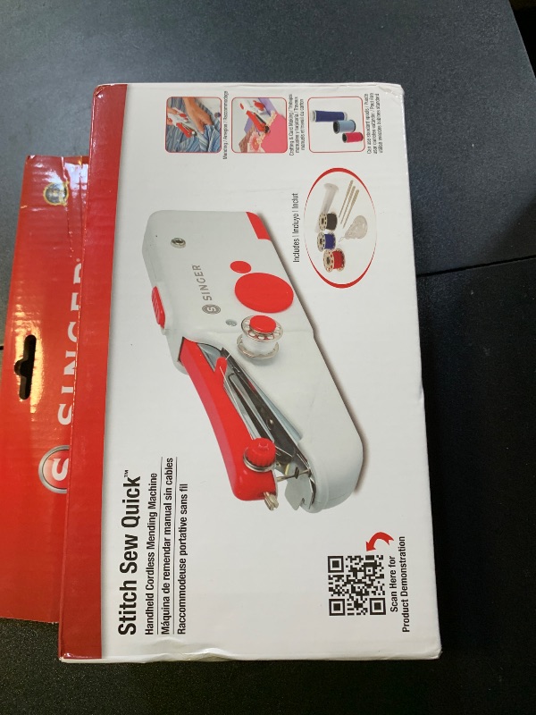 Photo 1 of SINGER Stitch Sew Quick Portable Mending Machine - Single Thread Machine for Quick Repairs