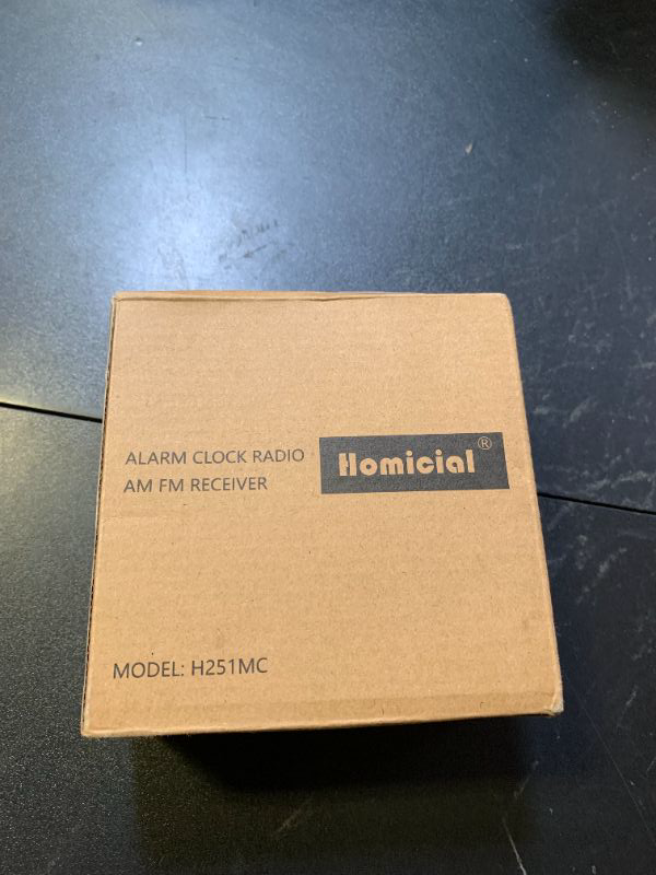 Photo 1 of Homicial Digital Alarm Clock Radio with AM/FM Radio, Multi-Colors 1.4” LED Digits, Preset, Sleep Timer and Clear Display with Dimmer for Bedroom Bedside, Battery/Plug-in Powered