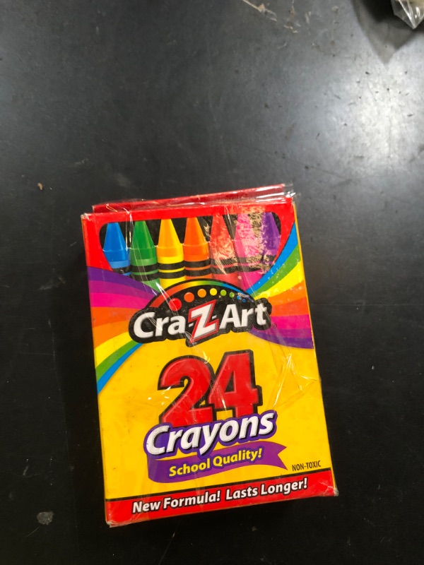 Photo 1 of Cra-Z-Art 24ct Crayons Pack, Perfect Back to School Essential, Art Supplies for Coloring Fun, Ages 3 and Up