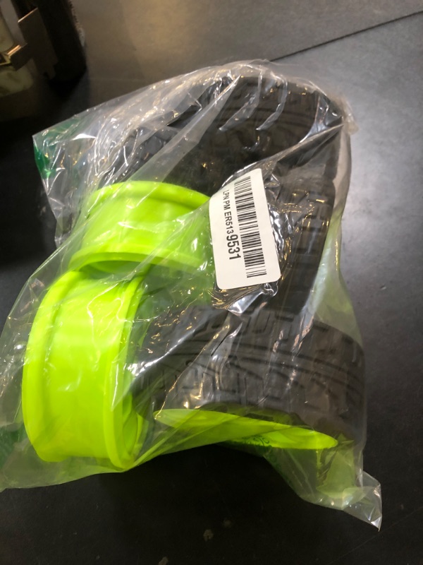 Photo 1 of ShareGoo OD 4.09" Rubber 1/8 RC Buggy Tires and 17mm Hex Wheels Rim Compatible with Arrma Typhon Kyosho Losi VRX Redcat HSP HPI 1/8 Scale RC Off Road Buggy (Green)