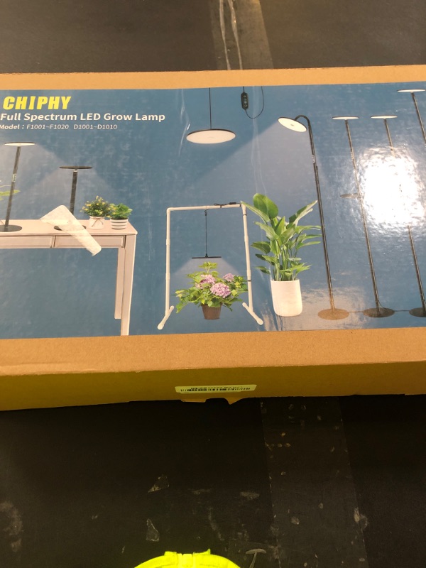 Photo 1 of chiphy Grow Lights, Full Spectrum LED Plant Light for Indoor Plants, 4/8/12H Timer, 40W Grow Lamp, 10 Level Dimmable Brightness, 69" Heights Adjustable, Remote Control, Ideal for Large Tall Plants