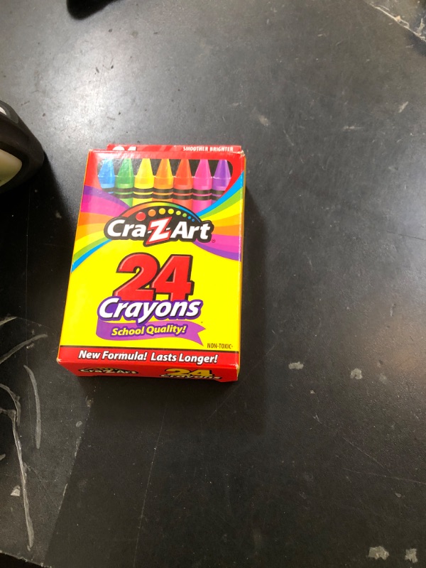 Photo 1 of Cra-Z-Art 24ct Crayons Pack, Perfect Back to School Essential, Art Supplies for Coloring Fun, Ages 3 and Up