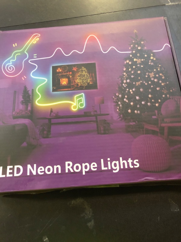 Photo 1 of AILBTON 50FT Led Neon Rope Lights Control with App/Remote,Flexible Led Rope Light,Multiple Modes,IP65 Outdoor RGB Lights Waterproof,Music Sync Gaming Led Neon Strip Light for Bedroom Decor (50FT)