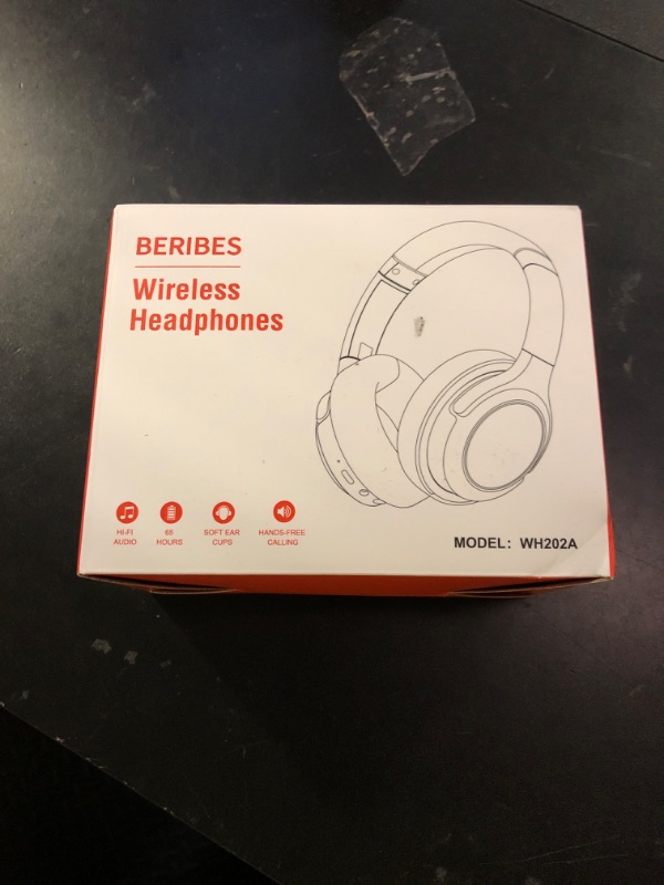 Photo 1 of BERIBES Bluetooth Headphones Over Ear, 65H Playtime and 6 EQ Music Modes Wireless Headphone with Microphone, HiFi Stereo Foldable Lightweight Headsets, Deep Bass for Office Home Cellphone PC Ect.