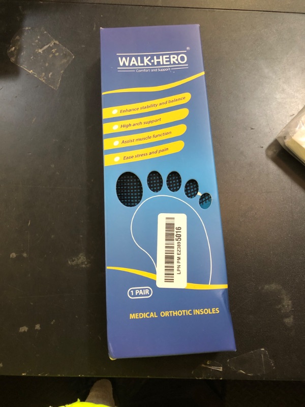 Photo 1 of Plantar Fasciitis Relief - Arch Support Insoles for Men Women, Shoe Inserts for Flat Feet, Orthotic Shoe Insoles All-Day Energy and Comfort with Every Step (Mens 12-12 1/2 | Womens 14-14 1/2)