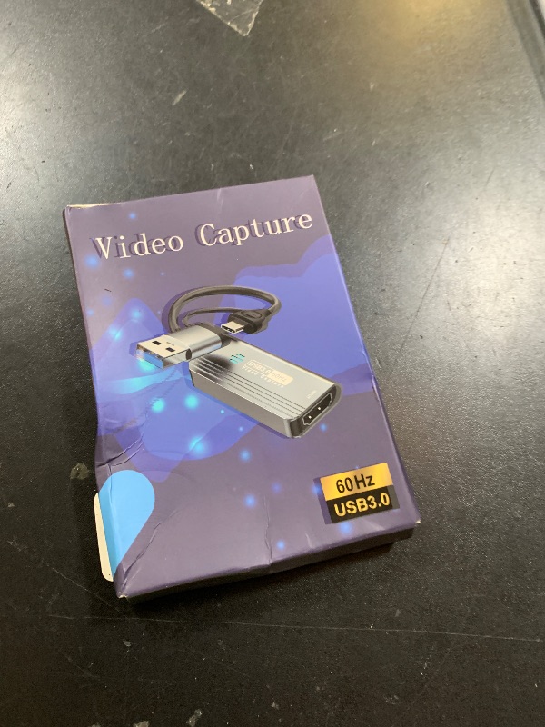 Photo 1 of Papeaso Video Capture Card, 4K HDMI to USB/USB C 3.0 Capture Card, 1080P 60FPS Video Capture Device, for Streaming, Teaching,Gaming, Video conferencing or Live Broadcasting
