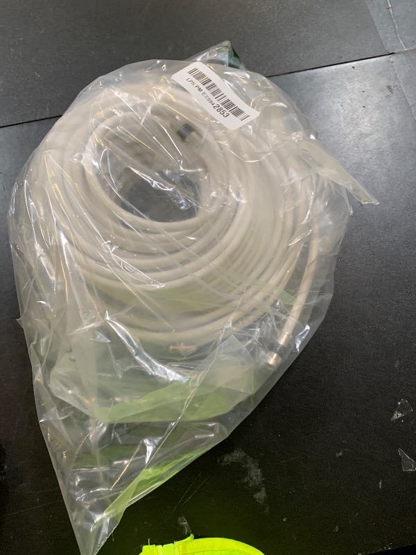 Photo 1 of G-PLUG 75FT RG6 Coaxial Cable Connectors Set - High-Speed Internet, Broadband and Digital TV Aerial, Satellite Sky Cable Extension- Weather-Sealed Double Rubber O-Ring and Compression Connectors White