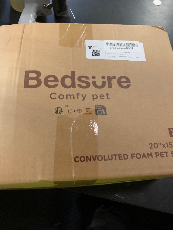 Photo 1 of Bedsure Orthopedic Dog Beds for Extra Small Dogs- Washable Dog Cat Bed Waterproof, Comfort Pet Couch Sofa with Washable Removable Cover, Pets Bed with Nonskid Bottom, Grey, 20"