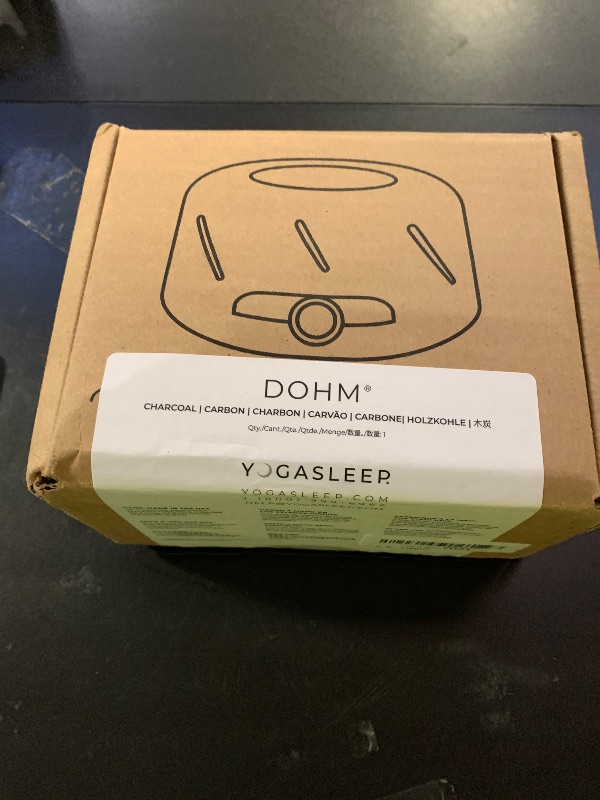 Photo 1 of Yogasleep Dohm (Gray) The Original White Noise Machine, Relaxing Natural Sound from a Real Fan, Noise Cancelling for Office Privacy, Sleep Aid for Adults & Baby, Travel Size Pink Noise Machine