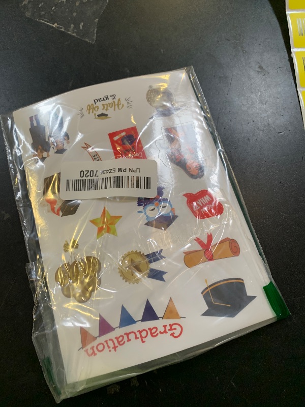 Photo 1 of 363 PCS Graduation Stickers, Graduation Cap Sticker Class of 2025, Congrats Grad Sticker for Graduating Envelope Seals Grad Party Decoration Supplies