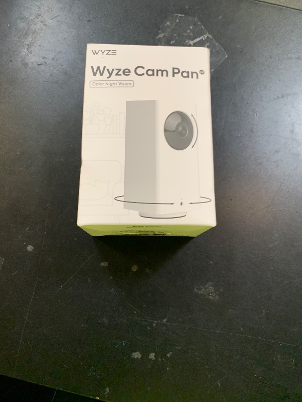 Photo 1 of WYZE Cam Pan v2 1080p Pan/Tilt/Zoom Indoor Security Camera with Color Night Vision, Motion and Sound Detection, Wi-Fi Smart Home Security Camera Compatible with Alexa & Google Assistant, White