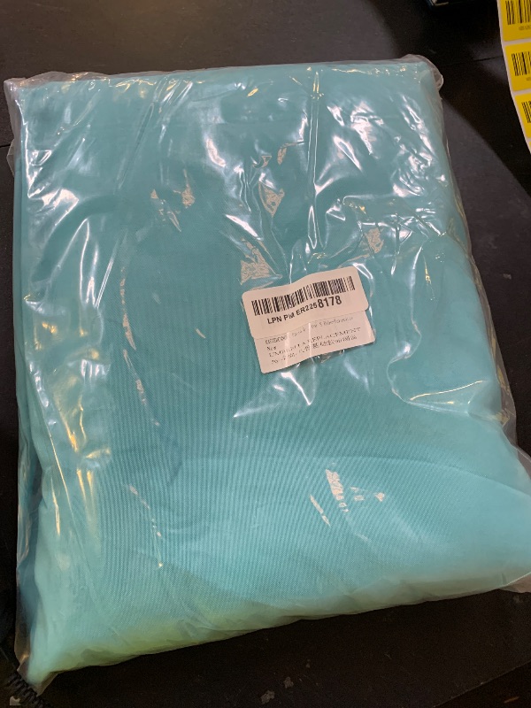 Photo 1 of MASTERCANOPY Patio Umbrella 9 ft Replacement Canopy for 8 Ribs-Turquoise Canopy Only