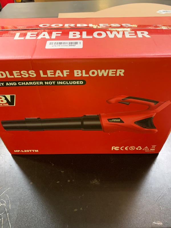 Photo 1 of HEINPRO Cordless Leaf Blower Up to 500CFM Compatible with Milwaukee M18 Battery (Tool Only), Electric Leaf Blower Cordless with 5 Speed Modes, Battery Powered Leaf Blowers for Lawn Care, Yard