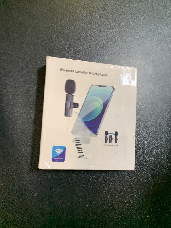 Photo 1 of GOGARA Microphone for iPhone, 2 Pack Wireless Microphones, Mini Mic, Lavalier, Recording Lapel Mic, Plug-Play, Clip On Microphone with Noise Reduction for Interview/Tiktok (for iPhone14 and Below)