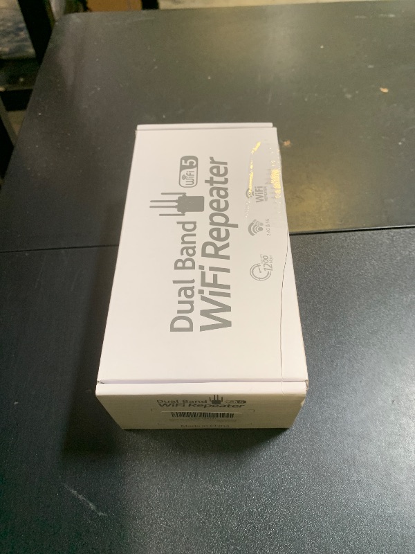 Photo 1 of WiFi Extender Signal Booster, 12880 Sq.Ft Range, 105 Device Compatibility, Dual Band 5GHz/2.4GHz, 1200Mbps, WiFi Extender for Expanded Coverage