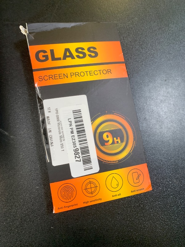 Photo 1 of Pusiikeer 2 Pack for Motorola Moto S50 6.36 Inch Screen Protector Tempered Glass [9H Hardness] Scratch Resistant Bubble Free Case Friendly