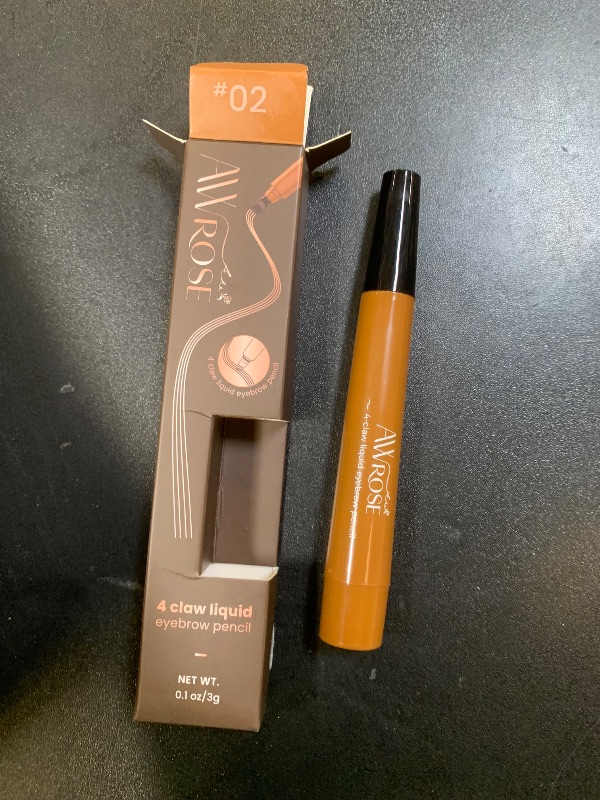 Photo 1 of AwRose 4 Claw Liquid Eyebrow Pencil #02
