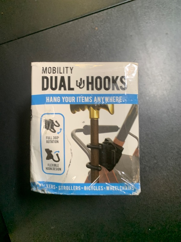 Photo 1 of Easy to Use Products Mobility Dual Hooks - Bag, Cane, or Light Holder
