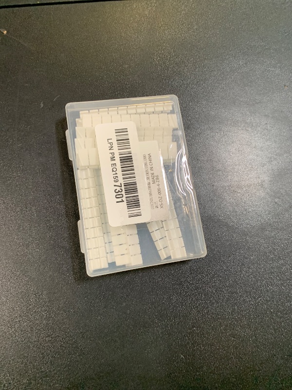 Photo 1 of GUETNEU 20Pcs ZB6 Blank Terminal Marker Strip, DIN Rail Terminal Block Marking Labels, Nylon PA6 Terminal Block Labels Mark Bar for UK2.5B, UK5N, UDK4, UKK5