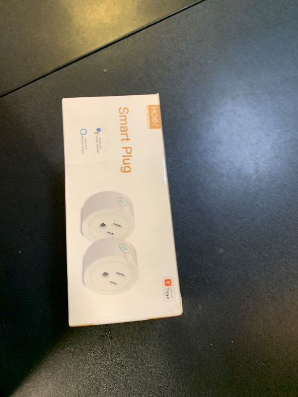 Photo 1 of MOES Smart Dimmer Plug 2 Pack, Plug in Lamp Dimmer Outlet for Dimmable LED, CFL, Halogen and Incandescent Bulbs, Brightness Adjust Socket, Tuya App Control, Work with Alexa and Google, 2.4GHz WiFi