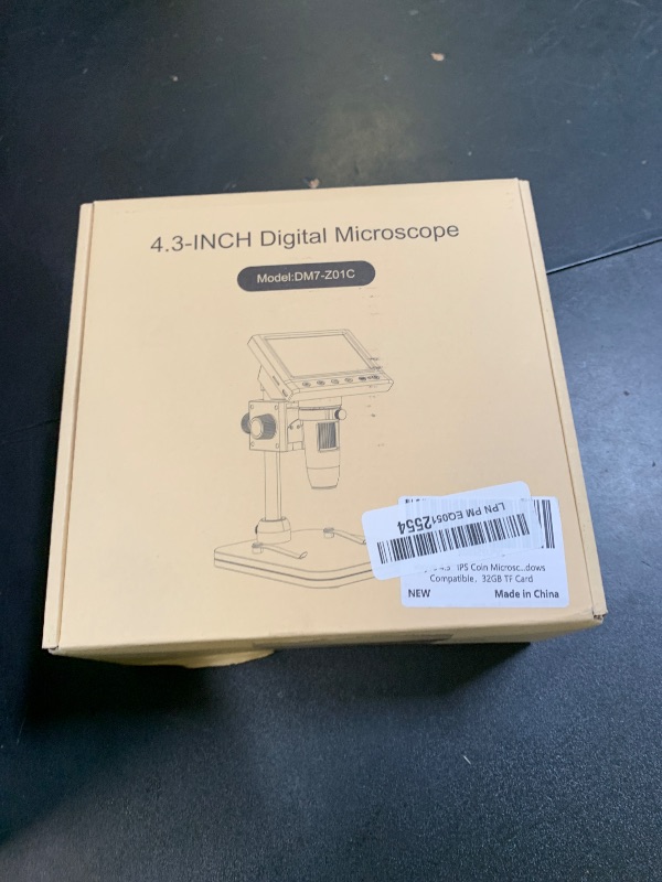 Photo 1 of Hayve 4.3'' IPS Coin Microscope, 1000X Magnification Digital Microscope for Adults?Coin Collection Supplies with 8 Adjustable LEDs?Windows Compatible?32GB TF Card