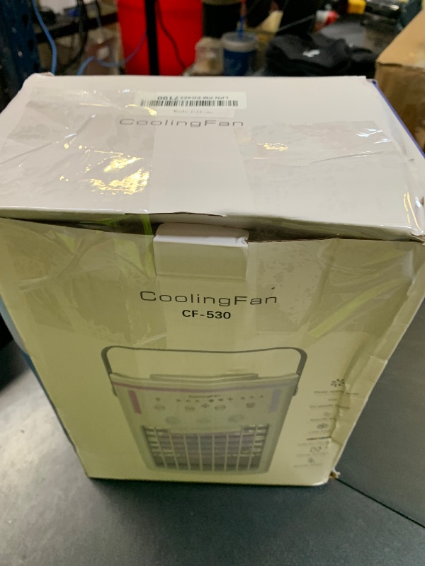 Photo 1 of ANGFA Portable Air Conditioners,Evaporative Air Cooler with 1000ML Water Tank,3 Spray Ports,3 Speeds & 3 Mist Level,7 Color Night Light,8H Timer, Personal Ac Units for Bedroom Office Camping