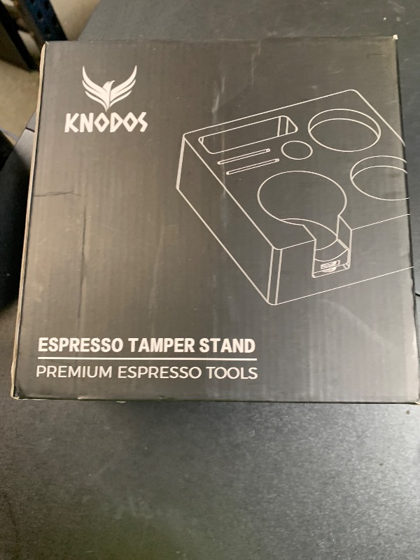 Photo 1 of 58mm Compact Espresso Tamping Station V3 – Portafilter Stand and Coffee Accessories Organizer for Espresso Machines with Tamper Holder, Distributor Slot, and Multi-Accessory Storage