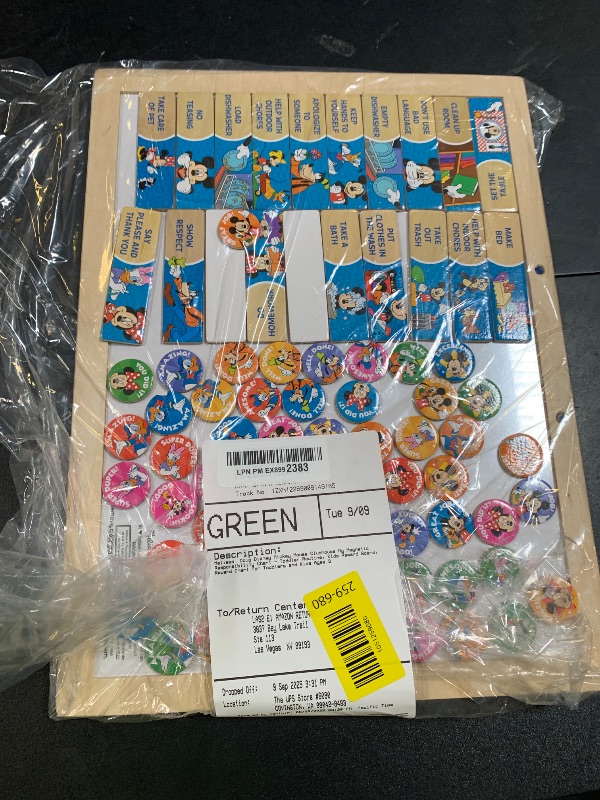 Photo 1 of Melissa & Doug Disney Mickey Mouse Clubhouse My Magnetic Responsibility Chart - Toddler Routine, Kids Reward Board, Reward Chart for Toddlers and Kids Ages 3+