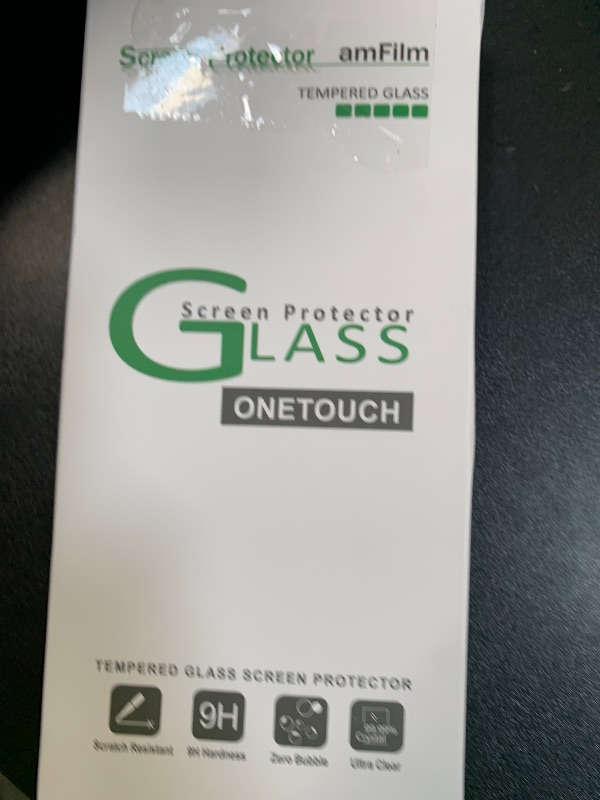 Photo 1 of amFilm Auto-Alignment OneTouch for iPhone 16 Plus [6.7''] Screen Protector + Camera Lens Protector, Tempered Glass, 30 seconds Installation, Bubble Free, Case Friendly, Anti-Scratch [2+2 Pack]