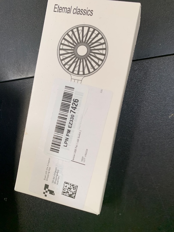 Photo 1 of USB Fan, Mini Portable Fan for 360° Rotation, Small Personal Fan for Home Office, Desk Fan Compatible with All USB Outputs such as Laptop/Power Bank/Plug, Pocket Fan for Travel Commute(with switch)