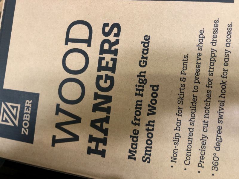 Photo 1 of 10 Wood Hangers